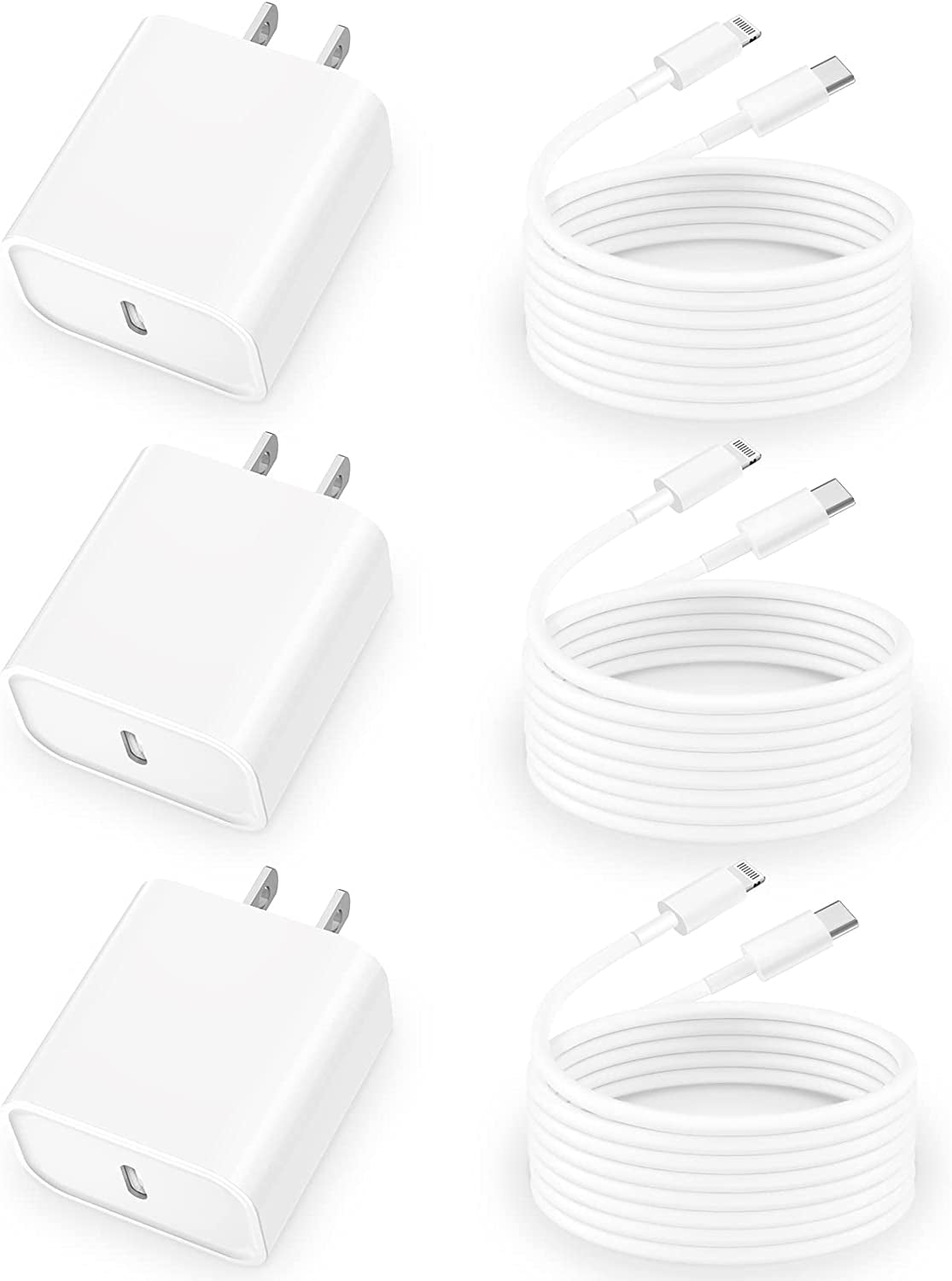10ft IPhone USB-C Charger 3Pack
