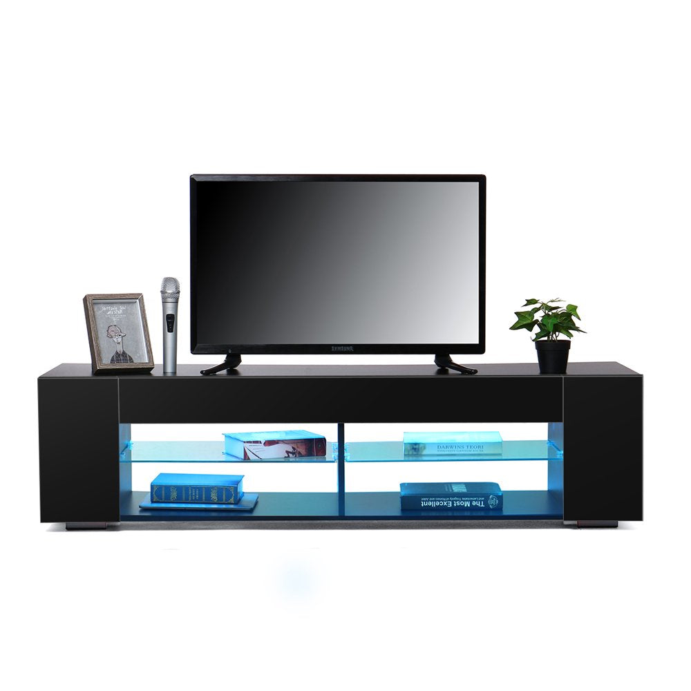 65'' TV Stand/Entertainment Center w/ Remote LED Lighting