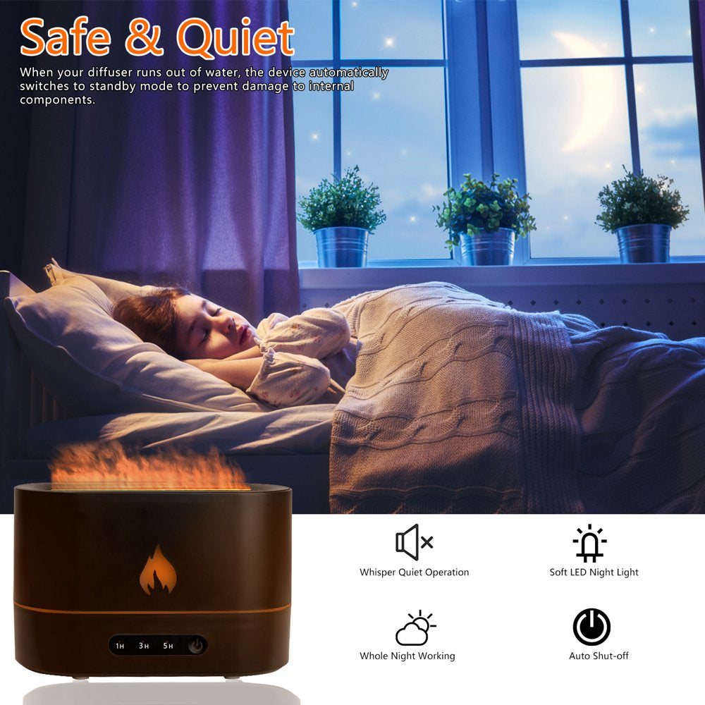 Bedroom Humidifier w/ Flame Effect